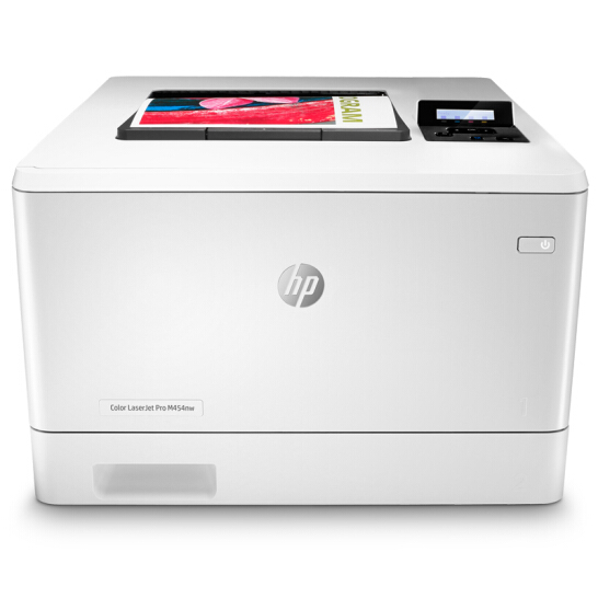 惠普（HP）Color LaserJet Pro M454nw彩色激光打印机 A4幅面
